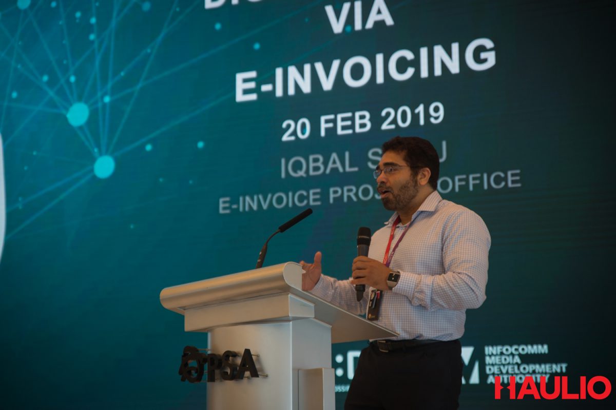 Mr. Iqbal Siraj, Executive Manager for E-Invoice Project (IMDA)