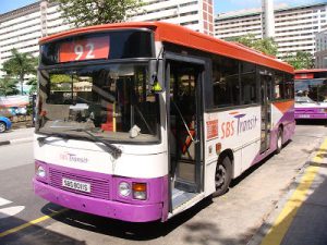 SBS Bus Vehicle Plate