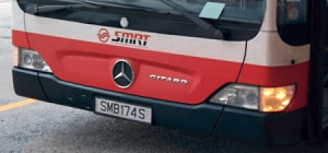 SMRT Vehicle Plate