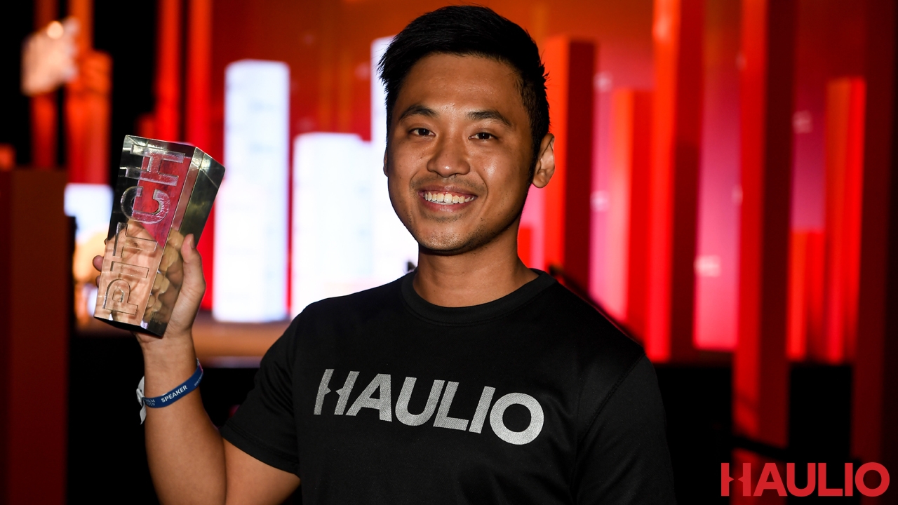 Alvin with PITCH Trophy