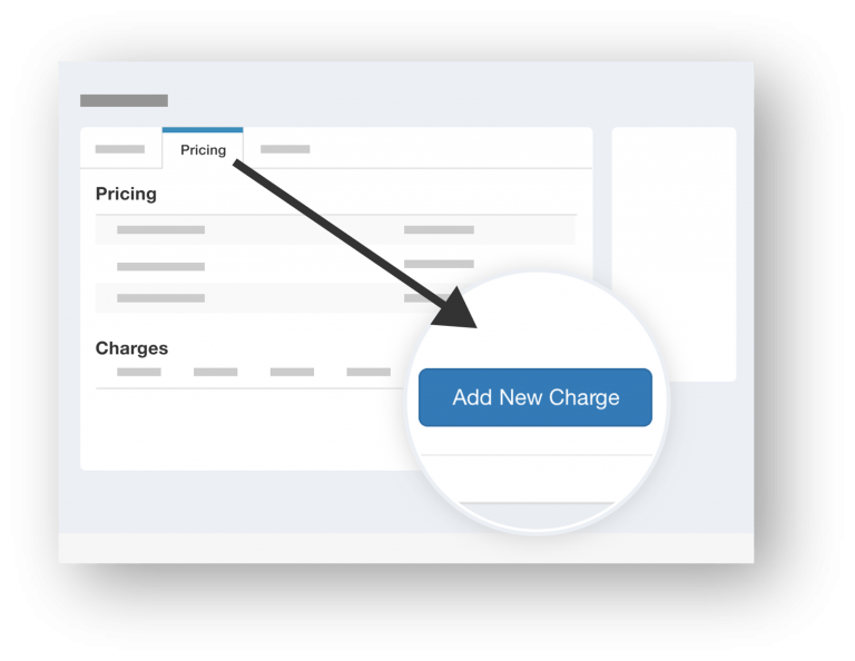 Pricing - Add New Charge