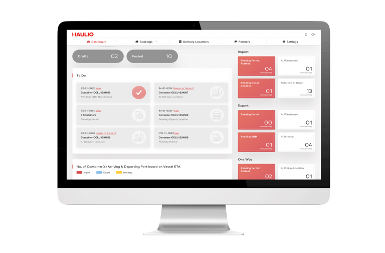 Haulage Management Platform Dashboard