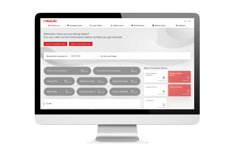 Haulage Operations Platform - Dashboard