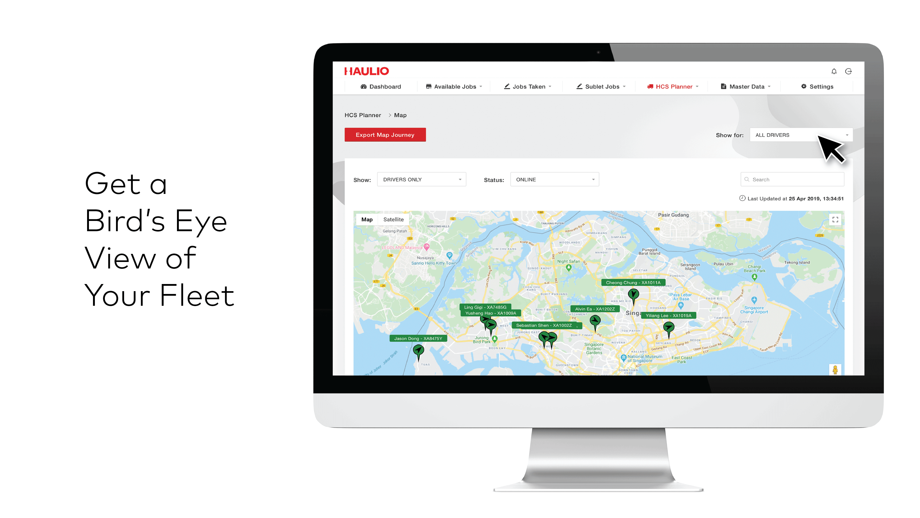 HOP GPS Map