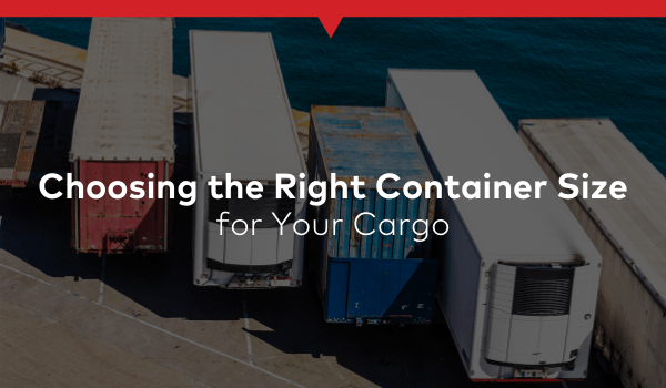 Choosing the Right Container Size for Your Cargo