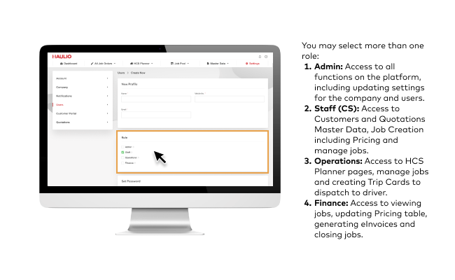 HOPE Managing Company Users - User Roles